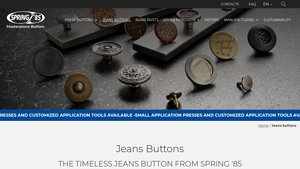 Spring85 Buttons - Custom Metal Tack Buttons