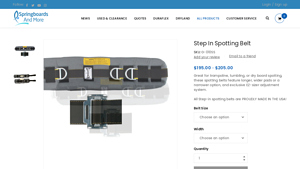 Springboards and More - Step In Spotting Belt