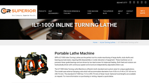 SPR Tool - ILT-1000 Inline Turning Lathe Machine