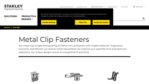 Stanley - Metal Fastening Clips