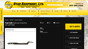 Trail-EZE - TE100FGRR Gooseneck Trailer
