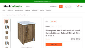 Stark Cabinets - Small Sample Kitchen Cabinet