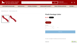 State Line Tack - Plastic Bandage Cutter