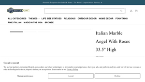 Statue.com - Authentic Italian Marble Angel