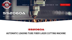 Stealth Laser - SS2060A Automatic Loading Tube Fiber Laser Cutting Machine