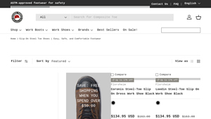 Steel Toes - Slip-On Steel Toe Shoes