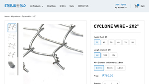 Steel World - Cyclone Wire 2x2
