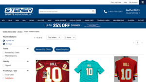 Steiner Sports - Tyreek Hill Signed Jerseys