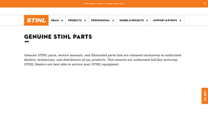 STIHL - Genuine Parts and Service Manuals