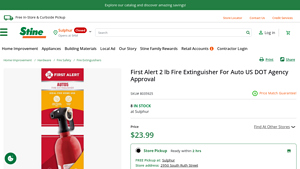First Alert - 2 lb Fire Extinguisher for Auto