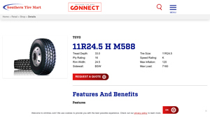 STM Tires - 11R24.5 Heavy-Duty Truck Tire