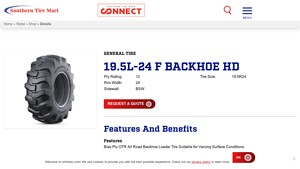 STM Tires - 19.5L-24 F BACKHOE HD