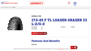 STM Tires - 17.5-25 F TL LOADER GRADER III L-2/G-2