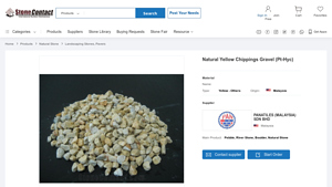 PANATILES - Natural Yellow Chippings Gravel
