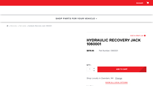 Arbusa - Hydraulic Recovery Jack 1060001