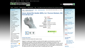 Army - Barbed Wire Handler Gloves
