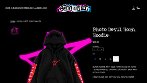 Avril Lavigne - Photo Devil Horn Hoodie