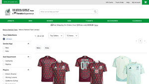 adidas - Men's Burgundy Mexico National Team 2024 Home Authentic Jersey
