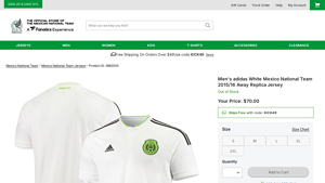adidas - Men's Mexico National Team Away Jersey
