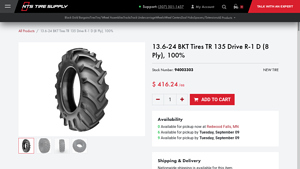 BKT Tires - TR 135 Drive