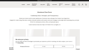 Pamper Haus - Aluminum Glass Doors