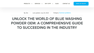 STPP Group - Blue Washing Powder