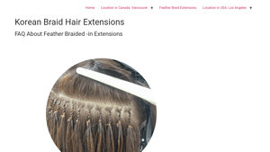 Straight by Tina Lee - Korean Braid Hair Extensions