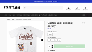 Cactus Jack - Baseball Jersey