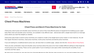 Strength Warehouse - Chest Press Machines