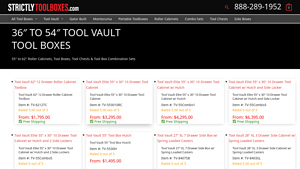 Tool Vault - 62” 12 Drawer Roller Cabinet