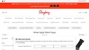 Stringberry - Winter Apple Watch Straps