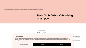 Suave - Rose Oil Infusion Volumizing Shampoo