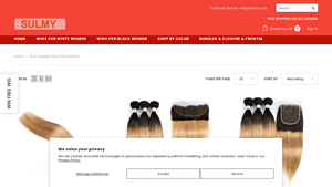 Sulmy - Ombre Brazilian Human Hair Weave