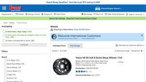 U.S. Wheel - 17 in. Steel Wheel