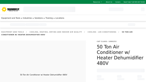 Sunbelt Rentals - 50 Ton Air Conditioner with Heat Dehumidifier