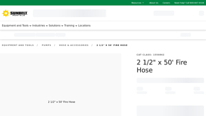 Sunbelt Rentals - 2 1/2 x 50' Fire Hose