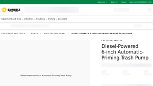 Sunbelt Rentals - Diesel Powered Trash Pump