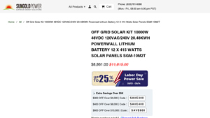 Sungold Power - Off Grid Solar Kit 10000W