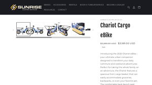 Sunrise - Chariot Cargo eBike