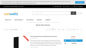 Hyundai - 410 Watt Mono All-Black Bifacial Solar Panel