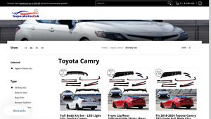 Super Auto USA - Toyota Camry TRD Style Body Kits