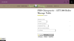 Custom Craftworks - ATT-300 Roller Massage Table