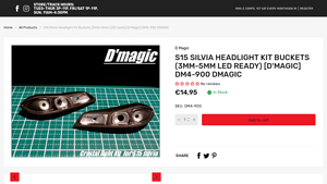 D'Magic - S15 Silvia Headlight Kit Buckets
