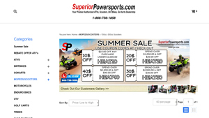 Superior Power Sports - 150cc Scooters and Mopeds