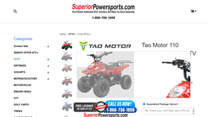 TaoTao - 110cc Kids ATV