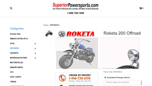 Roketa - 200 Offroad Bike Type 42