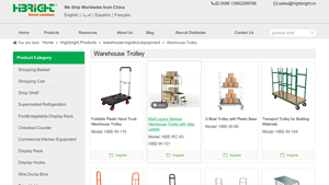 Highbright - Heavy Duty Warehouse Trolley
