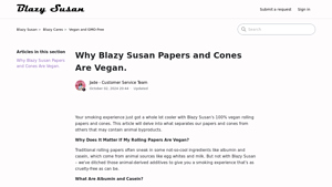 Blazy Susan - Vegan Rolling Papers