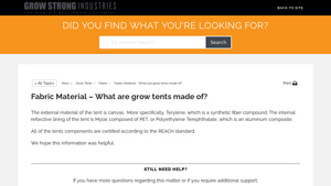 Grow Strong Industries - Premium Grow Tent