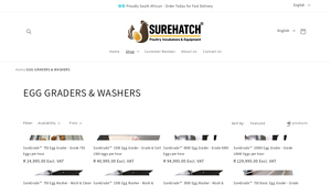 Surehatch - SureGrade™ Egg Graders & Washers